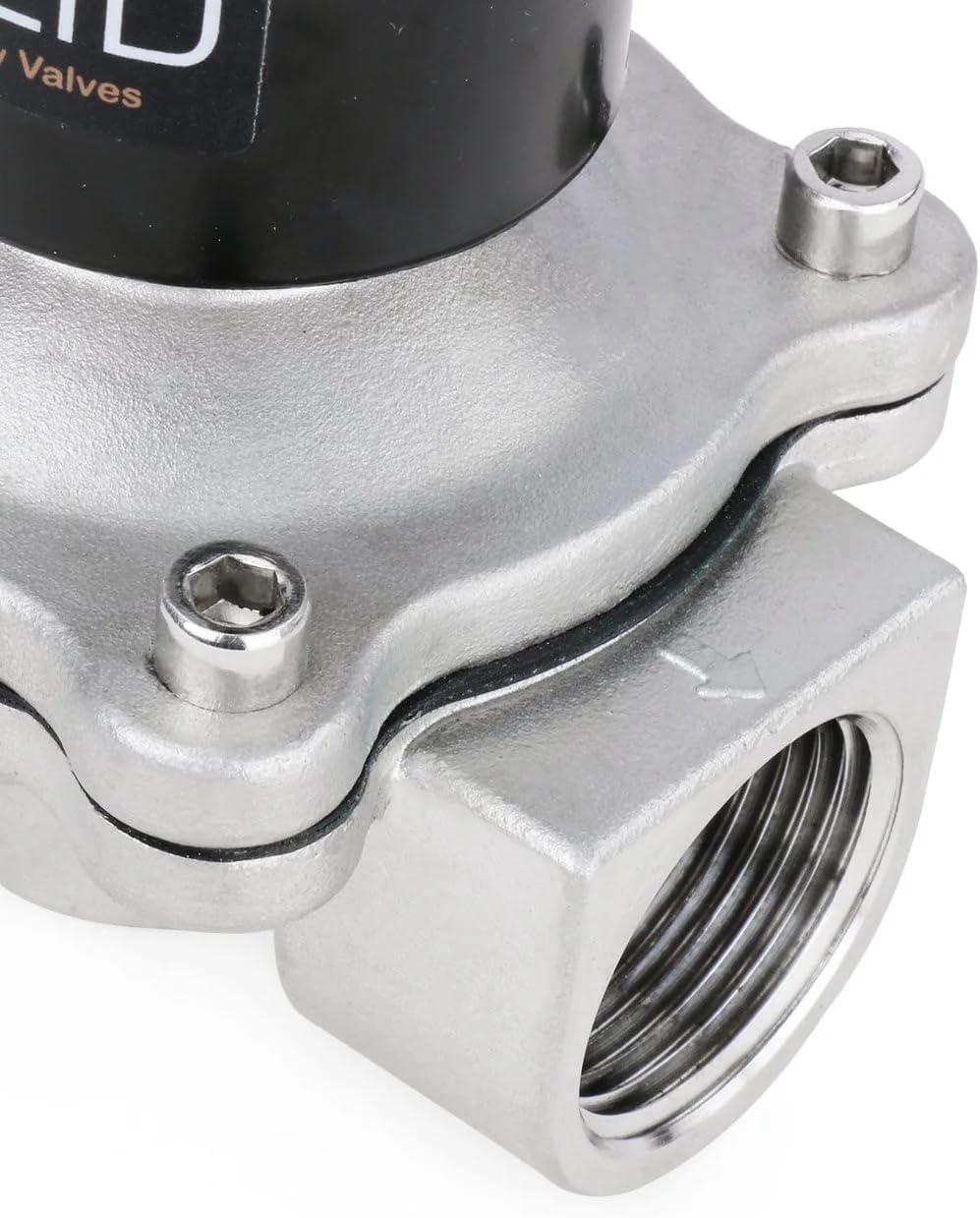 U.S. Solid 1 inch Stainless Steel Electric Solenoid Valve 110VAC Normally Closed Air Water(Pack of 16)
