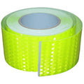 Fluorescent Green Reflective Tape Outdoor Waterproof 3 inch Wide, High Visibility Warning Industrial Marking Tape, Safety Stickers (68 feet)