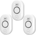 3 Pack WD61 Water Leak Detector for Home, Support Pair with METAK W13 WiFi Gateway (Sold Separately) for App Alert, Water Flood/Drip Sensor Alarm for Basement/Kitchen/Bathroom/Laundry Room,Sink/Pipe