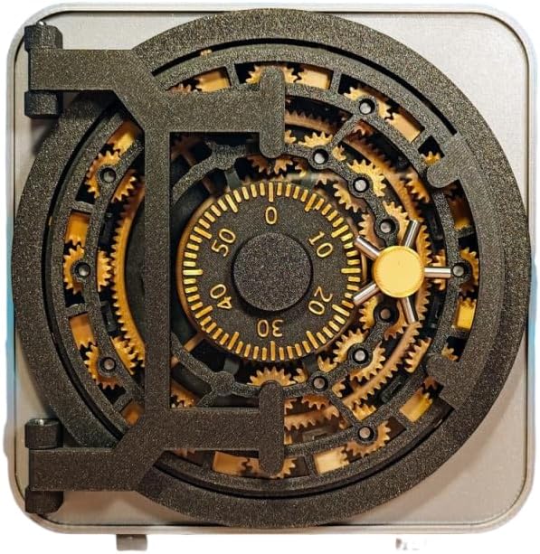 Combination Lock Security Vault | 3-Wheel Password Protection Box |Digital Detox Phone Vault | Combination Lock Box