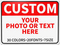 Bulk Custom Signs Outdoor Metal Sign Personalized Signs for Business, Office, Home, Road Signs, Garden Signs, Parking Signs, Decorative Signs, 16''x12''