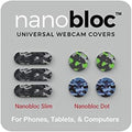 Webcam Covers - Residue-Free Camera Blocker Sticker for Laptop - Phone Camera Privacy Cover - Reusable Lens Protector Slides for Tablet & PC - Pack of 7, Camo