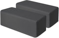 2 Pack Couch Arm Rest Pillow 6''x6''x20'' Faux Leatharie Armrest Cushion, High Density Foam Pillows, Removable & Washable Headboard Elbow Support for Armchair Sofa Bed,Dark Gray