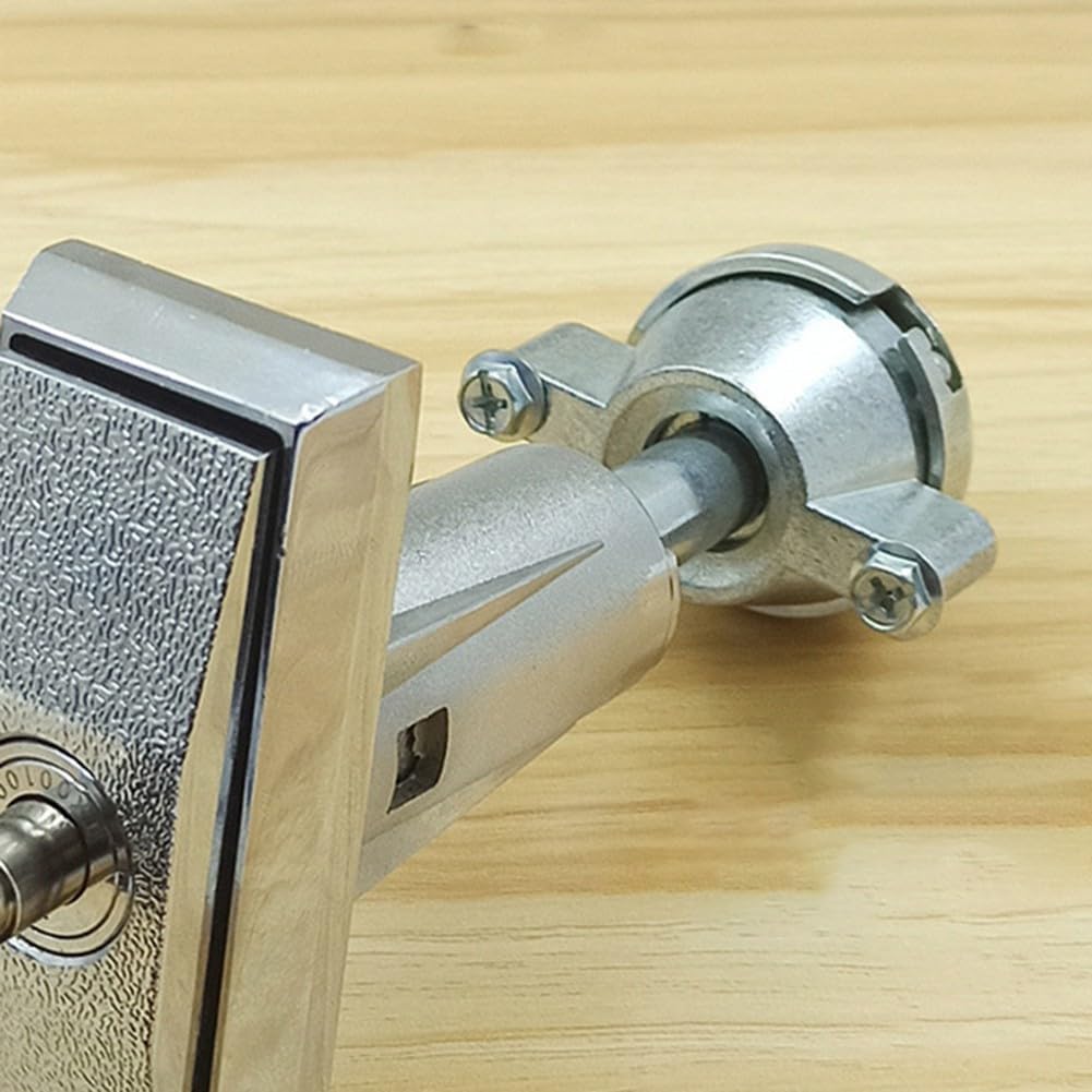 Zinc Alloy T-Type Cabinet Lock for Vending Machines,Water Dispensers Car Wash Systems,Salt Spray Tested 48H,Anti-Theft Screws,Secure T-Lock with 3 Keys,Silver