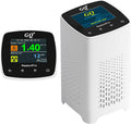 GQ Radon Detector Radon Pro 2-in-1 Radon Monitor Nuclear Radiation Detector Geiger Counter simultaneously Detection Fast Accurate Color Simple Display Made in USA