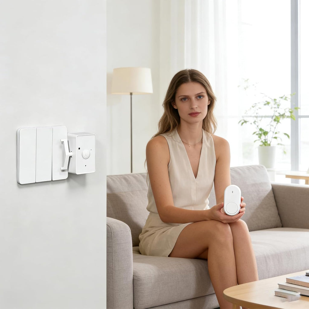 Finger Bot Controller - Compact Wireless, Automatic No Wiring Control, Smart Light Button Pusher, Quick Touch Activation Supporting Daily Comfort | Reliable Device Assistance For Home Office