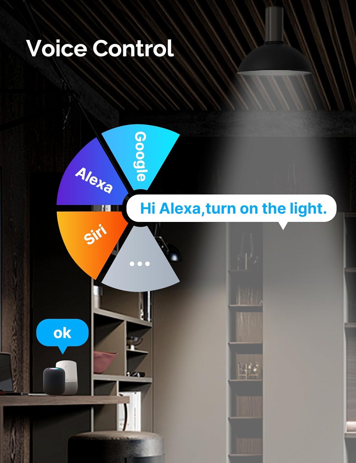 MOES Matter Wi-Fi Smart Light Switches Touch Glass Design, Needs Neutral Wire, Single Pole, 2.4GHz, Remote & Voice Control with Alexa, Google Home & Siri, Supports Timer and Schedule, White 2 Gang