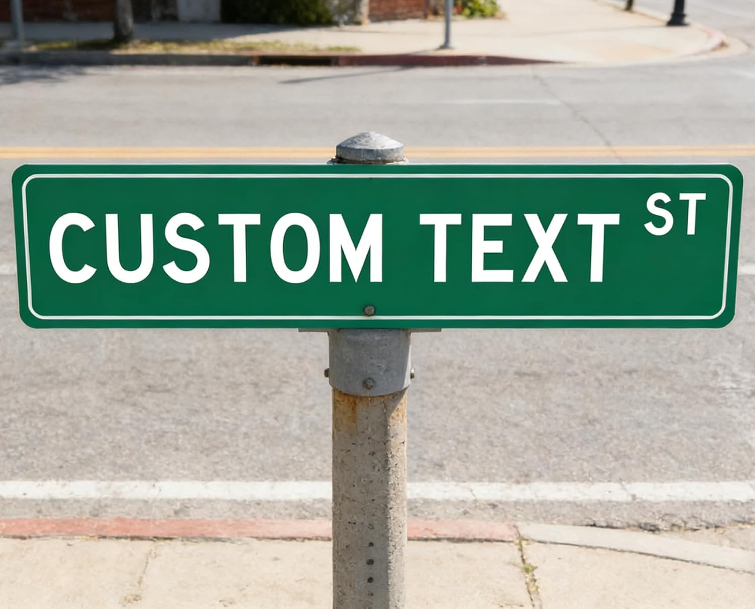 Custom Street Sign with Directional Arrow, Double Sided/Reflective Option, Personalized Road Address Metal Sign, Customize for Business, Office, Outdoor, Home, Delivery 18''x4''