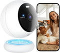 Noorio Security Cameras Wireless Outdoor Magnetic, Battery Powered Indoor Camera for Home Security, 1080P Human/Pet Detection, Bulit-in 32GB Storage, Color Night Vision