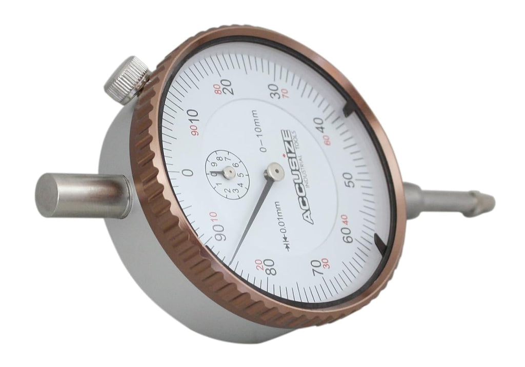 Accusize Industrial Tools 0-10 mm by 0.01 mm Metric Dial Indicators, P900-S001