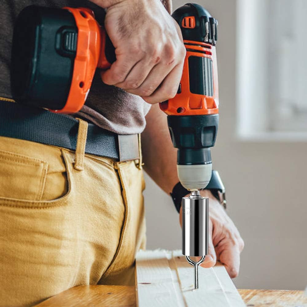 HELEMAN 2-Pack Universal Socket Tool Set with Power Drill Adapter - Christmas Gift for Men