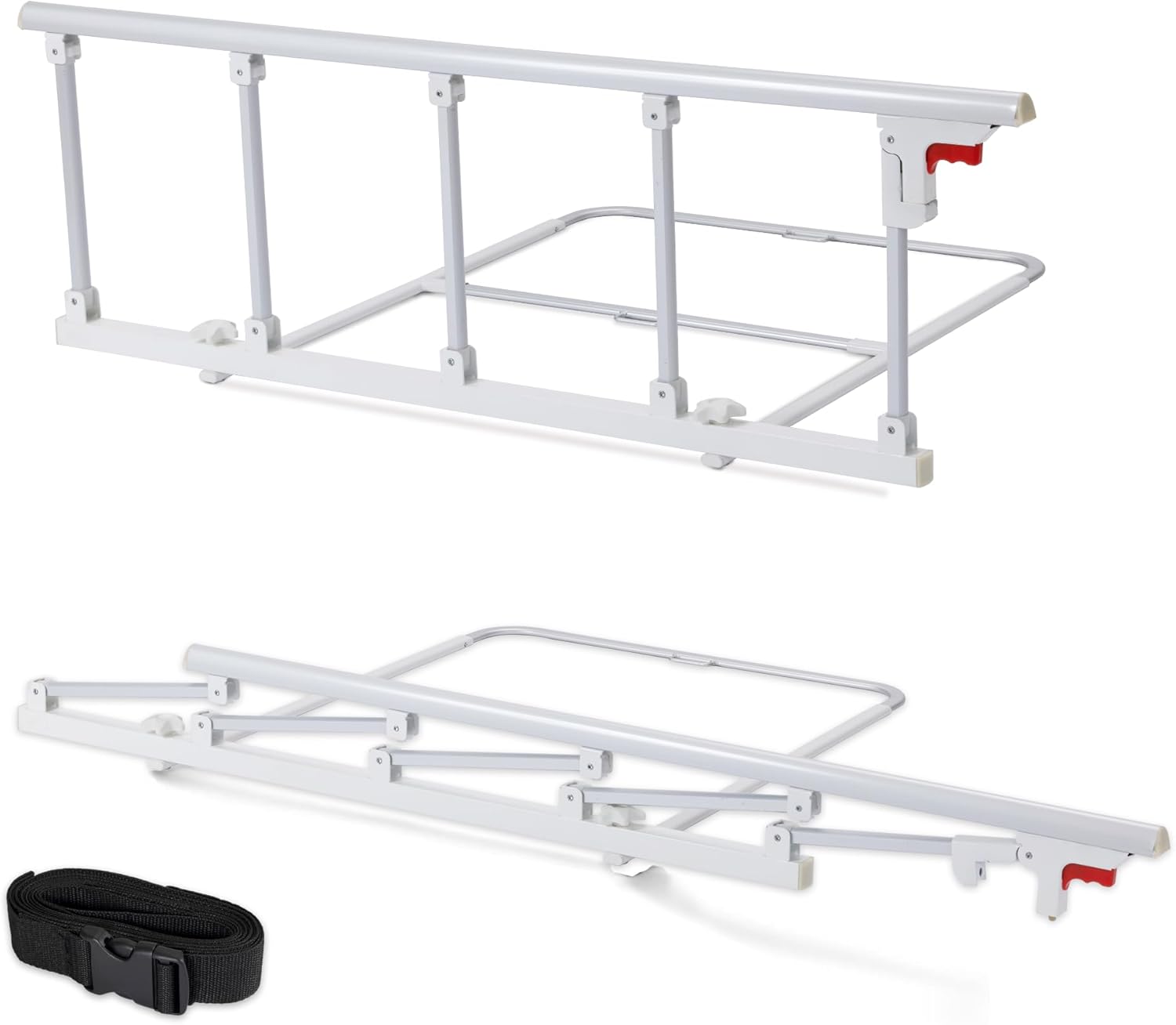 ELENKER Bed Rails for Elderly Adults, Folding Bed Assist Seniors Safety Bed Guard Rail Handle to Prevent Falling Out of Bed, 48.6"x16.3"