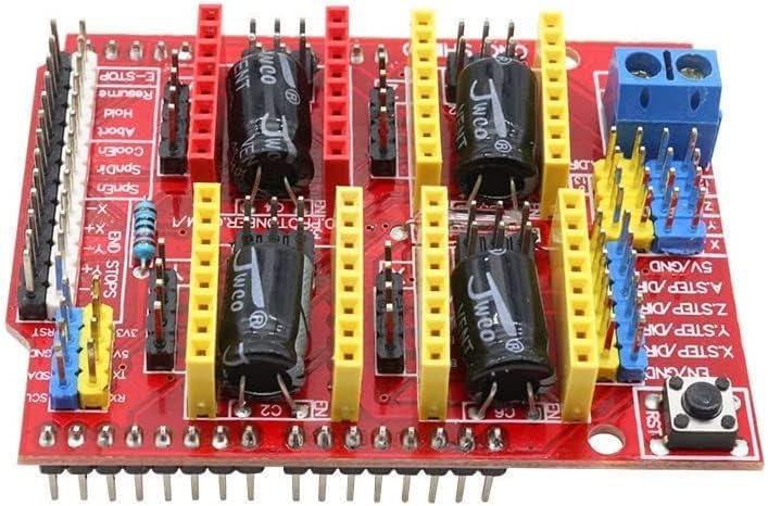 WWZMDiB CNC Shield V3 Engraving Machine Expansion Board A4988 Driver Expansion Board for Arduino 3D Printer CNC A4988