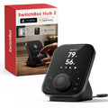 SwitchBot Hub 3 (3rd Gen), Smart Home Hub with 2.4" IPS Screen & Knob Control, WiFi Thermometer Hygrometer, IR Remote Hub (Matter/Bluetooth 200m), Alexa/Google/Apple Home Compatible