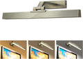 Picture Lights for Wall, Greenish Bronze Battery Operated Picture Light 16in Art Light CCT Dimmable Recharging Battery Wall Light with Remote Control for Living Room Gallery