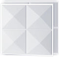 Art3d Decorative 3D Wall Panel, 32 Sq.FT PVC Interior Wall Decor for Living Room, Bedroom, Lobby, Office, Shopping Mall, White