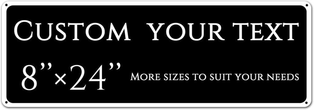 Custom Sign, Custom Indoor/Outdoor Decorative Sign，Reflective，Aluminum Weatherproof Metal Sign Multiple Sizes, Customize for greenhouse , Business, Workplace, office, Home, chemical plant，Delivery Signs(8*24 Inch)