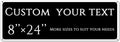 Custom Sign, Custom Indoor/Outdoor Decorative Sign，Reflective，Aluminum Weatherproof Metal Sign Multiple Sizes, Customize for greenhouse , Business, Workplace, office, Home, chemical plant，Delivery Signs(8*24 Inch)