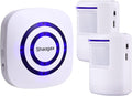 Motion Sensor Alarm System, Wireless Home Security Driveway Alarm Indoor, Motion Detector Alert with 2 Sensor and 1 Receiver -38 Chime Tunes