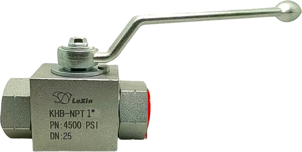 LX Hydraulic High Pressure Ball Valve 1" NPT 4650PSI Hydraulic Valve Shut-Off KHB Hydraulic Ball Valve