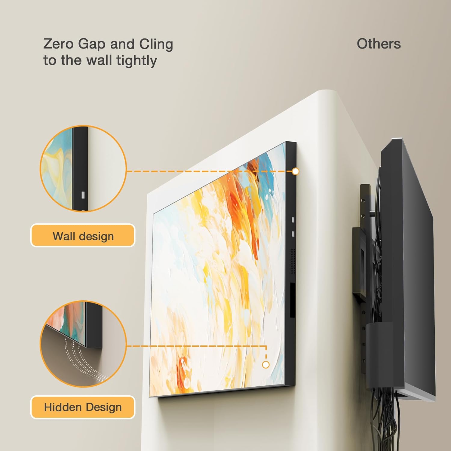 40inch Ultra-Slim Bezel-Less Digital Signage Display 4K HD 700 Nits Wall-Mountable Digital Signage Monitor 4+64G Android System HDMI Connectivity Ideal For Wayfinding Advertisingand More