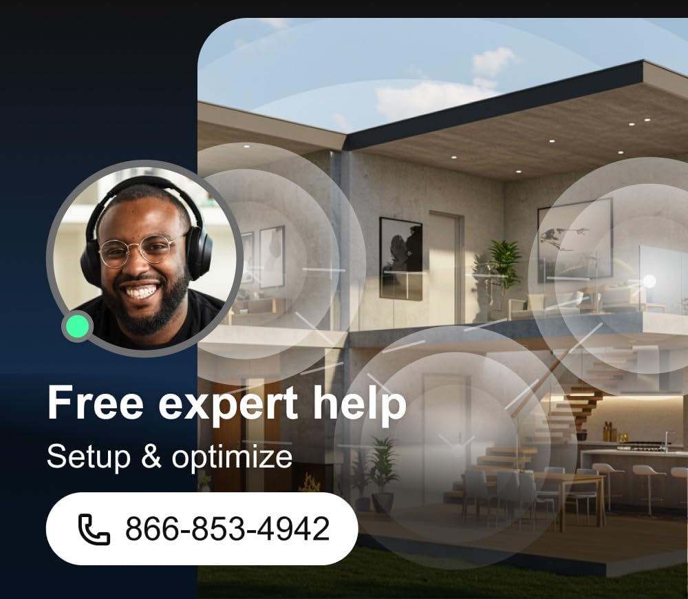 NETGEAR WiFi Range Extender (EX6120) - Add up to 1,500 sq. ft., 25 Devices - AC1200 Dual Band Wireless Signal Booster & Repeater (Up to 1.2 Gbps Speed), Compact Wall Plug Design – Free Expert Help