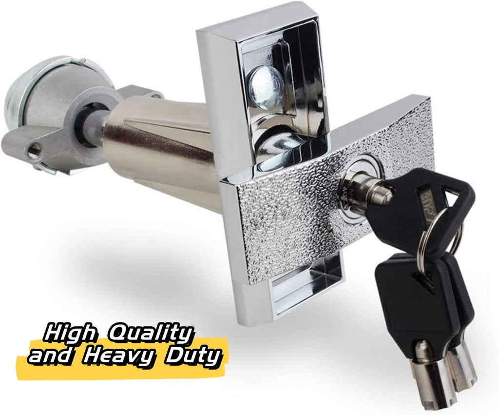 KIKEEP Universal Replacement T-Handle Vending Machine Lock with Keys (Short)