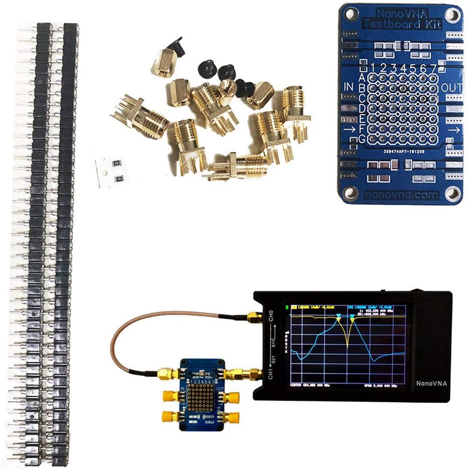 Precision NanoVNA Test Board Kit Analyzer Test Board VNA Demo Set Measurement DIP Parts Device Tool for Makita