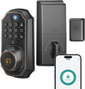 Keyless Entry Door Lock with Camera Fingerprint Door Lock Keypad Deadbolt Lock for Front Door Smart Lock App Control Voice Control