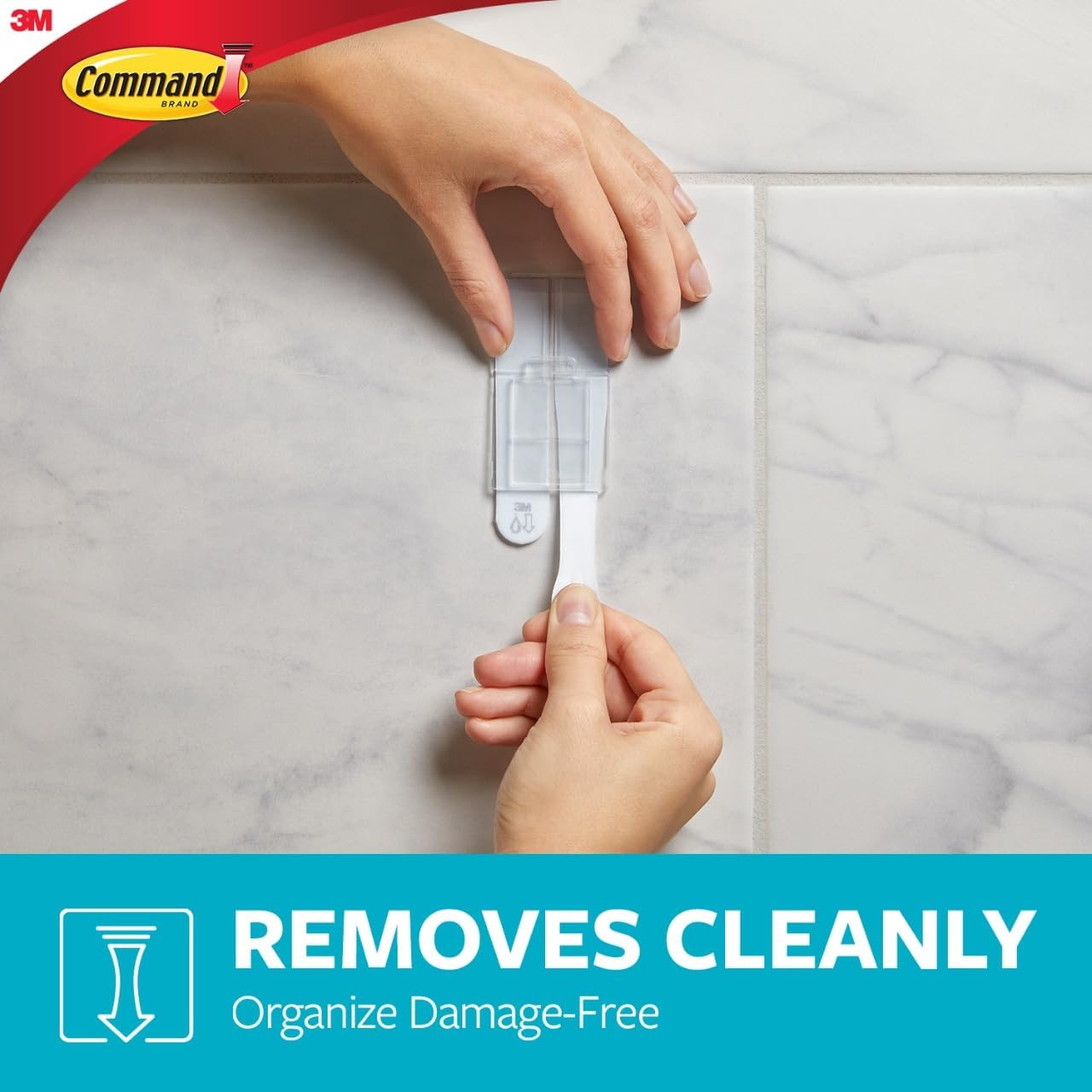 Command Soap Dish for Shower, Damage-Free Hanging, No Tools Soap Holder for Holiday Guests, 1 Matte Black Dish and 2 Water-Resistant Strips