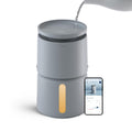 BLUEAIR Room Humidifier - DreamWell - 72Hr Top-Fill Mist-Free InvisibleMist Technology Aroma Stone for Essential Oils and Soothing Mood Lighting - Quiet Operation for Bedroom and Home Use, Grey