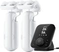 SwitchBot Smart Automatic Curtain Opener 2 Packs with Hub3 - Bluetooth Remote Control with App/Timer, High-Performance Motor, Unlimited Power, Compatible with Alexa, Google Home, HomeKit