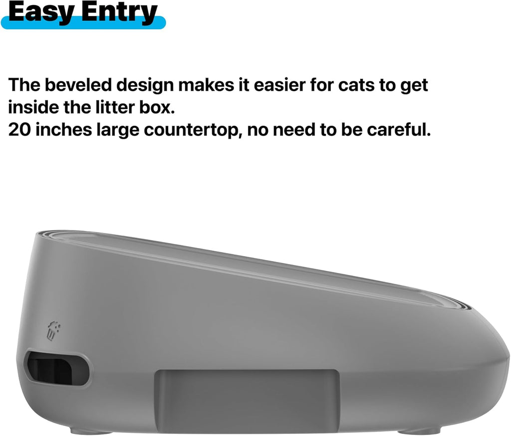 Neakasa Cat Pedal Step Stool with Filter Function, Easy to Clean Cat Litter Tray for M1 Open Top Self-Cleaning Litter Box