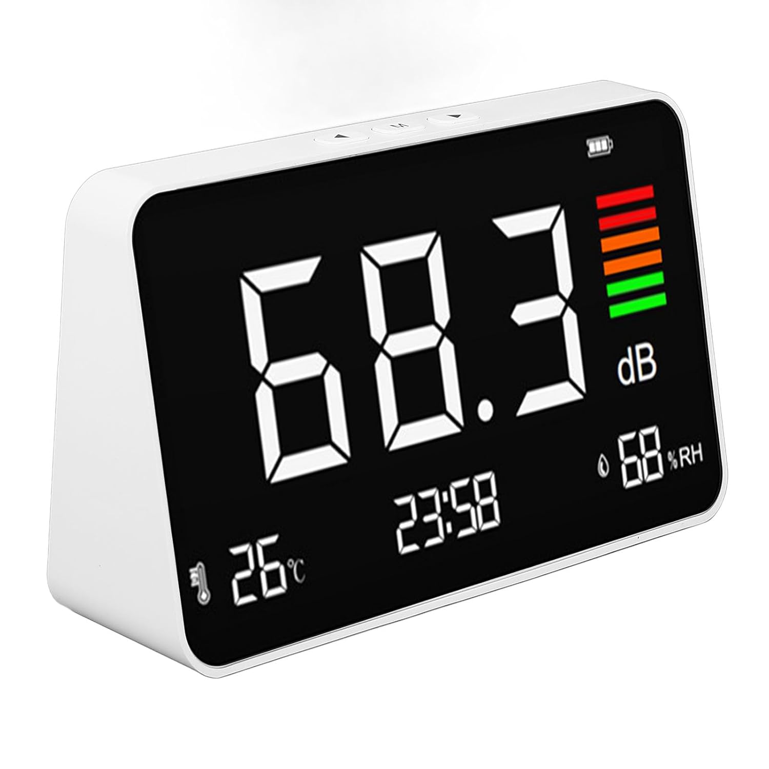 Keenso Accurate Digital Decibel Meter Desktop Sound Level Meter 30-130dBA for Home School Library