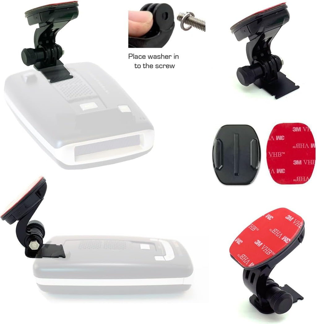 LycoGear Radar Detector Easy Connect Adhesive Mount for Escort Max/Max 2 Radar Detectors (NOT Compatible with MAX360C & MAX3)