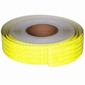Fluorescent Yellow Reflective Tape Outdoor Waterproof 2 inch Wide, High Visibility Warning Safety Industrial Marking Tape (168 feet)