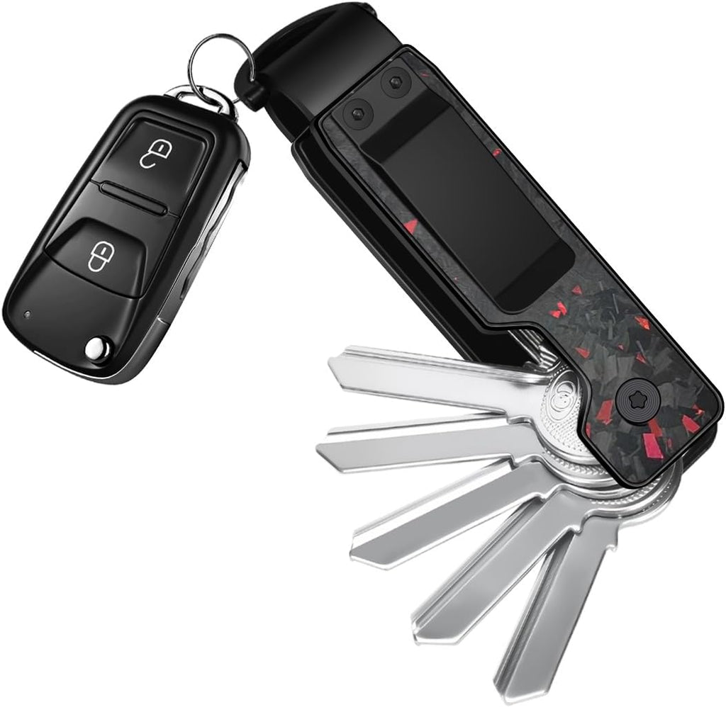 Keychain Key Holder Keychain Tile For Men/Women Key Finder Ring/Organizer for Car Keys Keyring Accessories 2-5 Keys