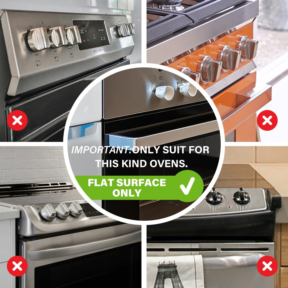 EUDEMON 1 Pack Updated Oven Front Lock,Childproof Oven Door Lock, Easy to Install & Use Durable and Heat-Resistant Material no Tools Need or Drill(Black)