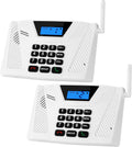 Intercoms Wireless for Home, Full Duplex Hands-Free Intercom, 5300ft Long Range Intercom System, Group Call and Auto Answer, 2 Code 9 Channel for House Office Hospital (2 Pack)