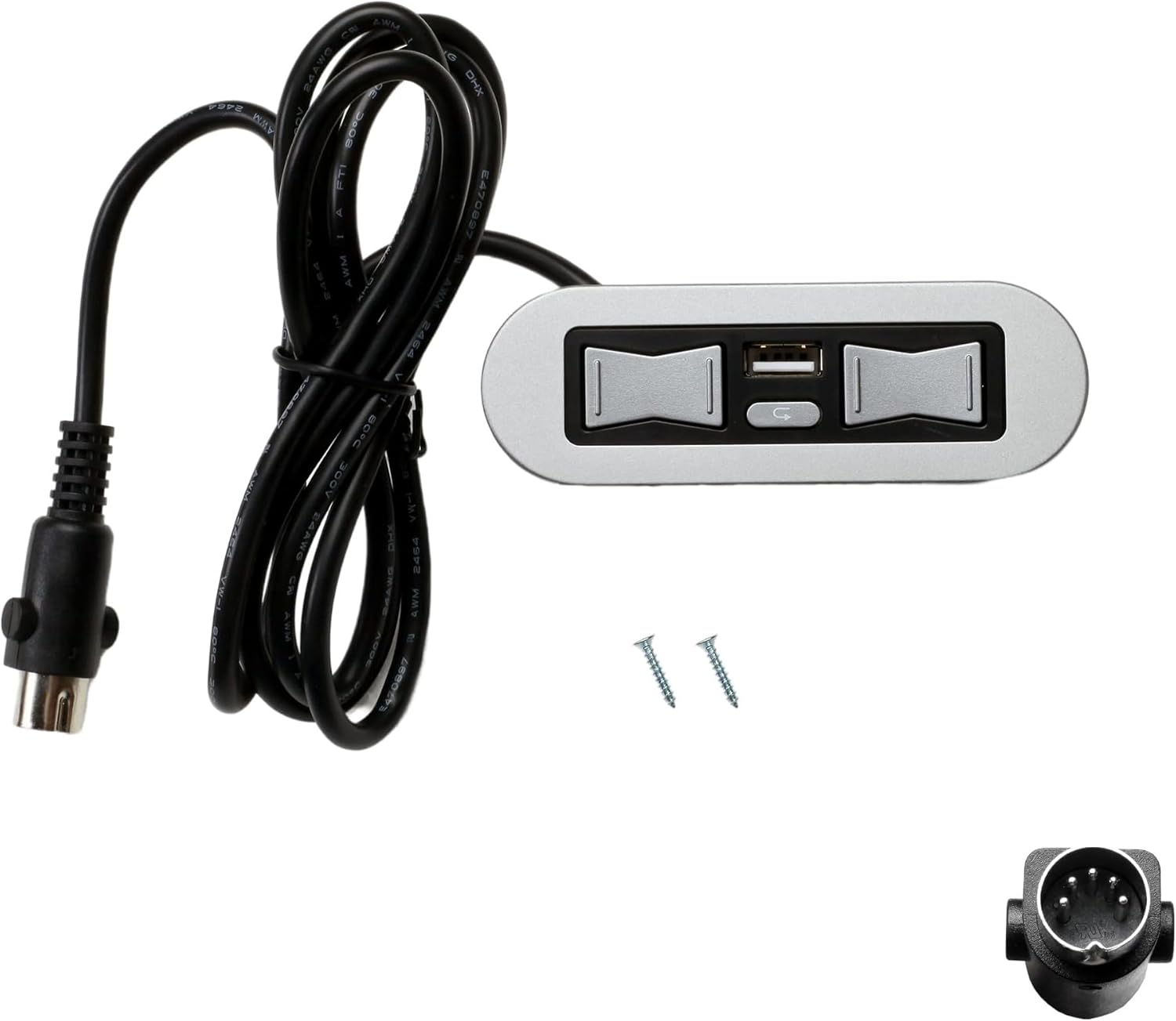 Uetmulik Power Recliner Lift Chair Emomo 5 Button 5 Pin Hand Control Model HX90HU Replacement with USB