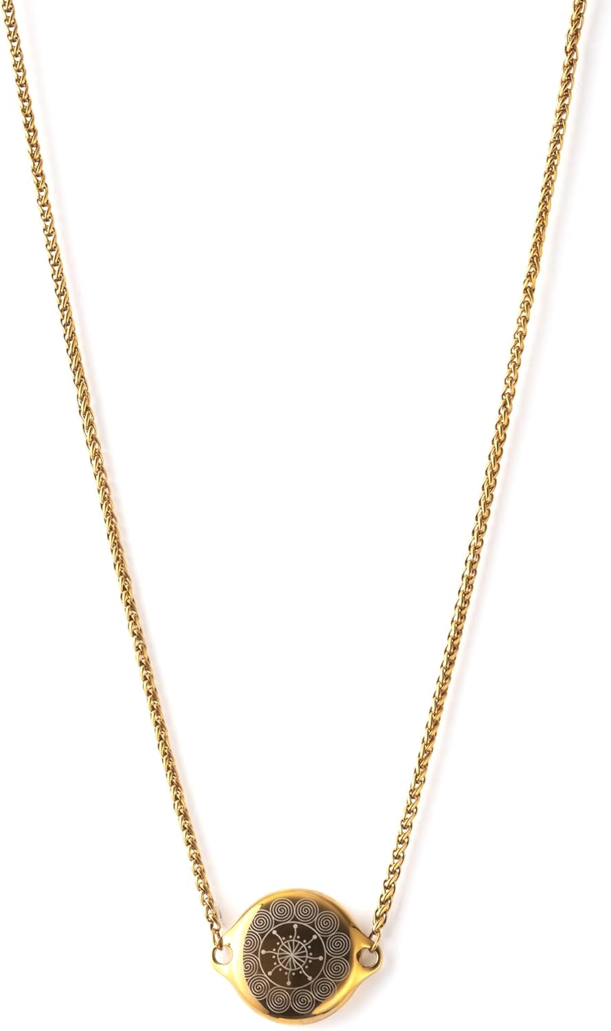 ResQ Jewelry, Shakti Smart Bluetooth Safety Necklace, Discreet Wearable Safety Device - GPS Location Tracking, Audio Recording, One Touch Activation
