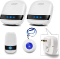 Caregiver Pager Wireless Alert System - 2 Call Buttons, 2 Receivers, 600+ft Range, Nurse/Patient Alert