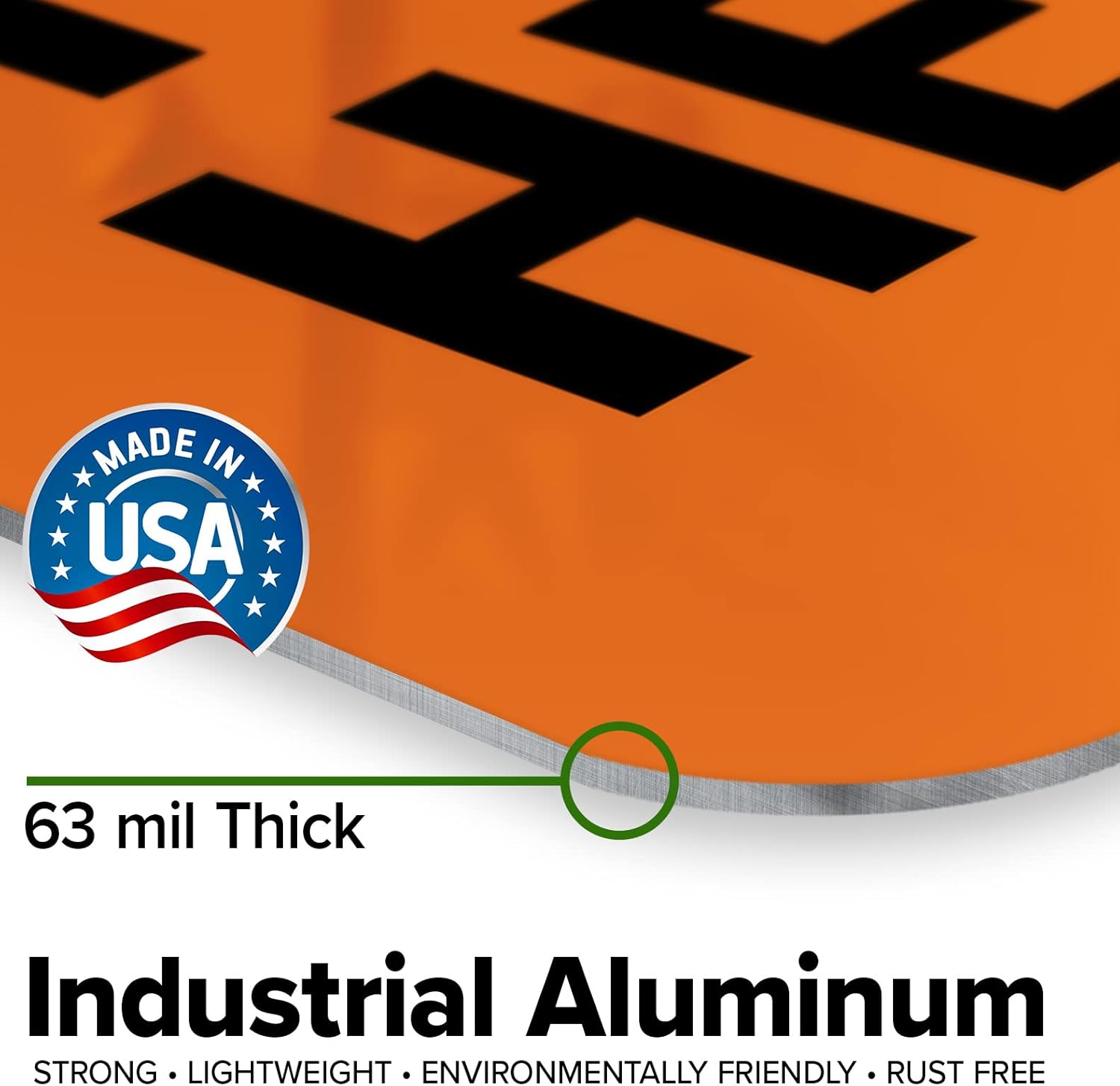 Custom warning Sign, OSHA Sign, 12x18 Inches, Rust Free .063 Aluminum, Fade Resistant, Made in USA by My Sign Center