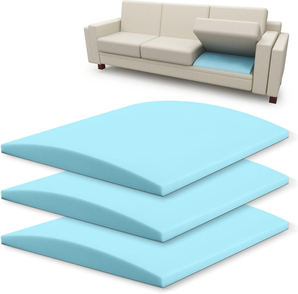 Tromlycs Couch Sofa Cushion Support for Sagging Seat 22 x 22 inch Arched Furniture Seat Under Cushion Sag Repair Set of 3