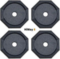 SnapPad HiWay RV Leveling Pads - Permanent Jack Stabilizers for RVs - 8" Round Leveling Jack Pads for HWH Leveling System - Heavy Duty Replacement for Blocks - Made in The USA (4-Pack)