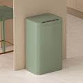 ELPHECO Stainless Steel Office Trash Can Motion Sensor Garbage Can Touchless Smart Trash Can Automatic Waste Bin for Kitchen, Office, Bathroom (Avocado Green, 6.6 Gallons), 2AA