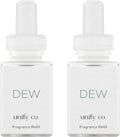 Pura & Unify Co. Home Scent Refill - Smart Air Diffuser - Up to 120-Hours of Luxury Fragrance per Refill - Home Essential - Clean & Safe Diffuser Fragrance - 2 Pack, Dew