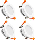 YGS-Tech 2 Inch LED Recessed Lighting, Dimmable Downlight 3W(35W Halogen Equivalent), CRI80, 5000K Daylight White Ceiling Light with LED Driver(4 Pack)