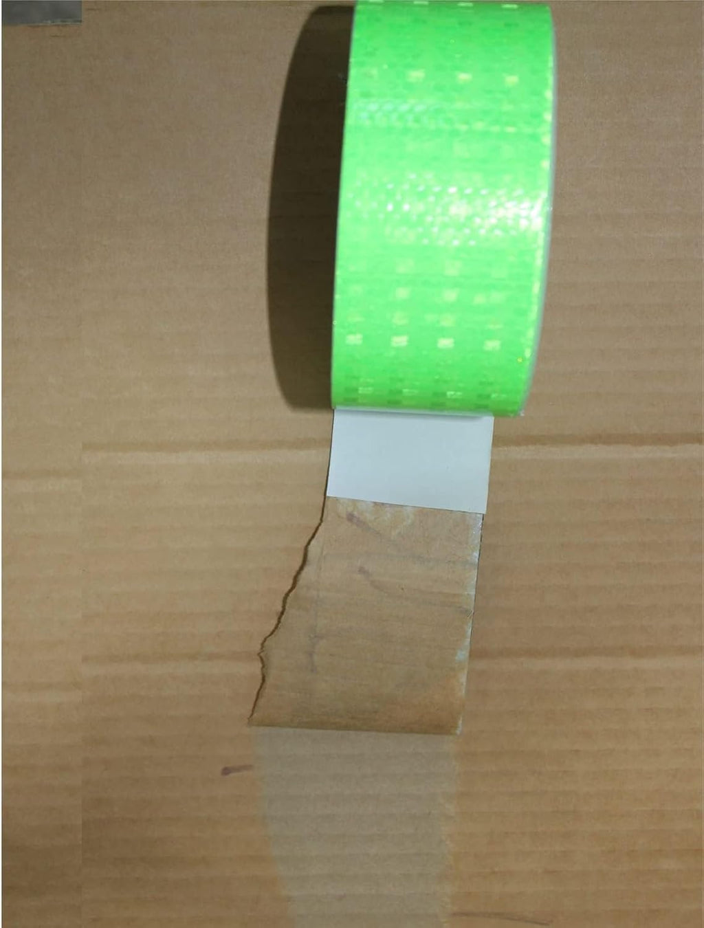 Green Reflective Tape Outdoor Waterproof 2 inch, High Visibility Warning Industrial Marking Tape, Safety Stickers (68 feet)