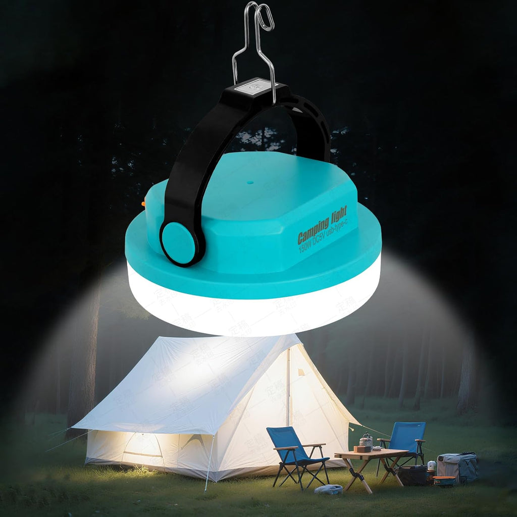 Rechargeable Camping Light MAYDENG 4000mAh , 100W, Waterproof LED Light. Suitable for Outdoor Emergencies, Hiking, and Backpacking.